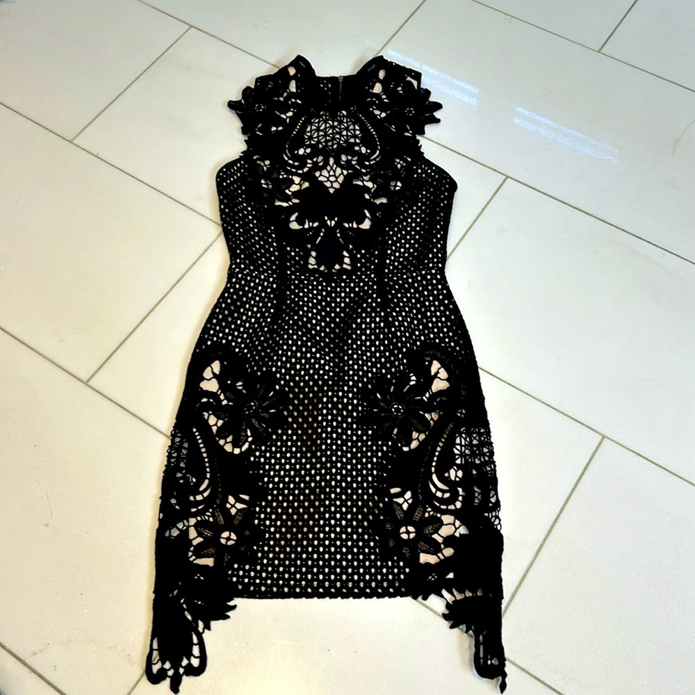 Black lace Saylor dress